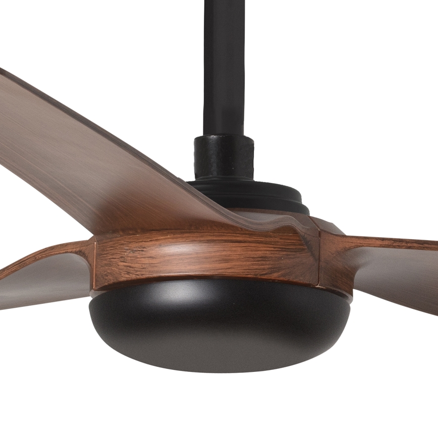 FARO 33817WT - Ventoinha de teto PUNT M castanho/preto diâmetro 132 cm Wi-Fi Tuya + comando