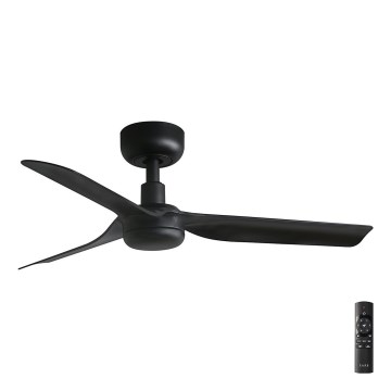 FARO 33822 - Ventoinha de teto MINI PUNT S preto diâmetro 90 cm + comando