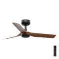 FARO 33823 - Ventoinha de teto MINI PUNT S castanho/preto diâmetro 90 cm + comando