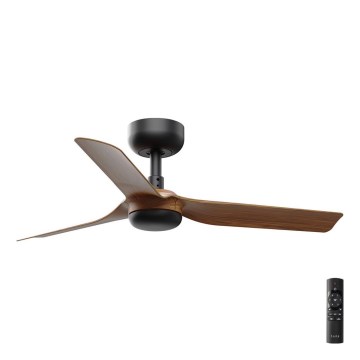 FARO 33823 - Ventoinha de teto MINI PUNT S castanho/preto diâmetro 90 cm + comando