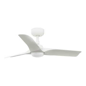 FARO 33824WT-1TW - Ventoinha de teto LED com regulação HEY S LED/10W/230V 2700/4000/6000K branco diâmetro 90 cm Wi-Fi Tuya + comando