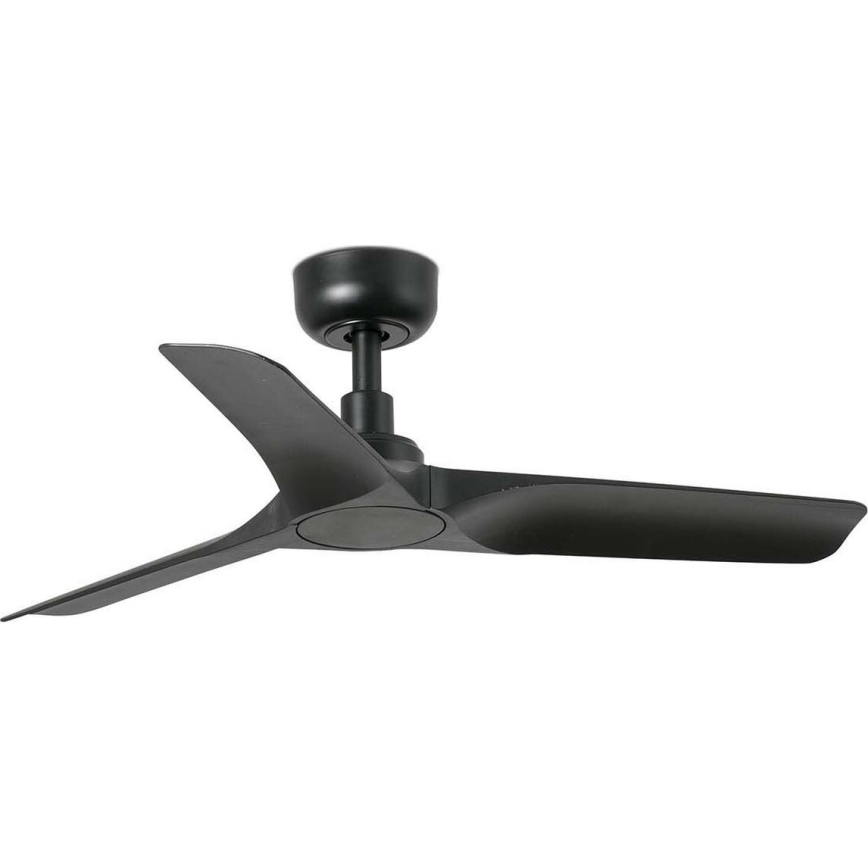 FARO 33825WT - Ventoinha de teto HEY S preto diâmetro 90 cm Wi-Fi Tuya + comando