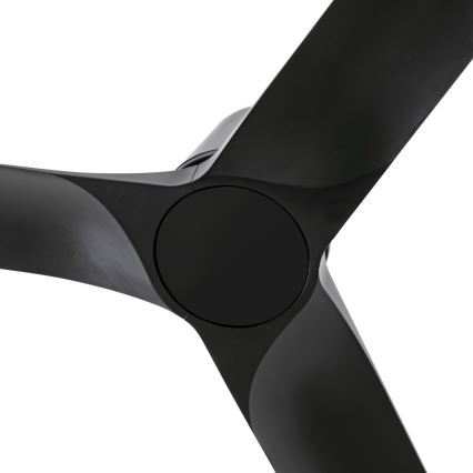 FARO 33827 - Ventoinha de teto HEY TUB S preto diâmetro 90 cm + comando