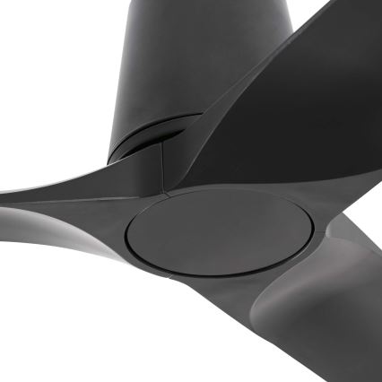 FARO 33827WT - Ventoinha de teto HEY TUB S preto diâmetro 90 cm Wi-Fi Tuya + comando