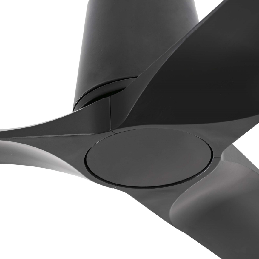FARO 33827WT - Ventoinha de teto HEY TUB S preto diâmetro 90 cm Wi-Fi Tuya + comando