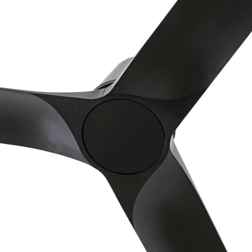 FARO 33827WT - Ventoinha de teto HEY TUB S preto diâmetro 90 cm Wi-Fi Tuya + comando