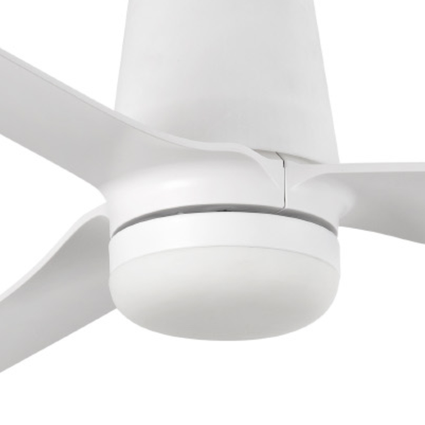 FARO 33828-1TW - Ventoinha de teto LED com regulação PUNT TUB M LED/18W/230V 3000/4200/6500K diâmetro 130 cm branco + comando