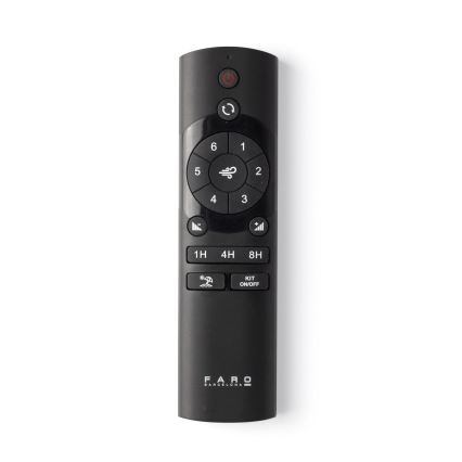 FARO 33828-1TW - Ventoinha de teto LED com regulação PUNT TUB M LED/18W/230V 3000/4200/6500K diâmetro 130 cm branco + comando