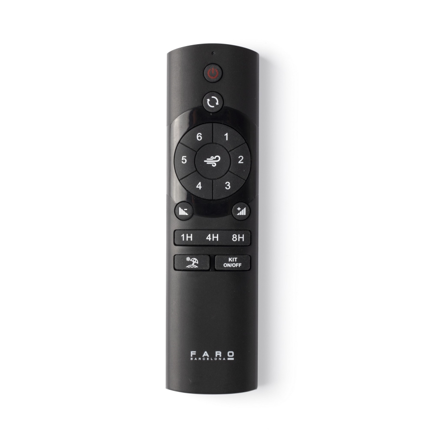 FARO 33828-1TW - Ventoinha de teto LED com regulação PUNT TUB M LED/18W/230V 3000/4200/6500K diâmetro 130 cm branco + comando