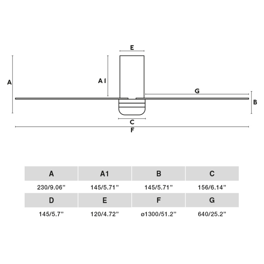 FARO 33828-1TW - Ventoinha de teto LED com regulação PUNT TUB M LED/18W/230V 3000/4200/6500K diâmetro 130 cm branco + comando