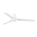 FARO 33828 - Ventoinha de teto PUNT TUB M branco diâmetro 130 cm + comando