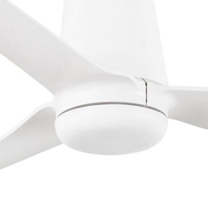 FARO 33828 - Ventoinha de teto PUNT TUB M branco diâmetro 130 cm + comando