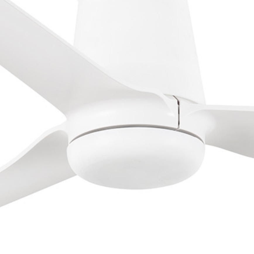 FARO 33828 - Ventoinha de teto PUNT TUB M branco diâmetro 130 cm + comando