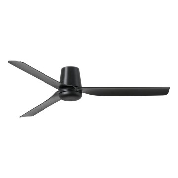 FARO 33830 - Ventoinha de teto PUNT TUB M preto diâmetro 130 cm + comando