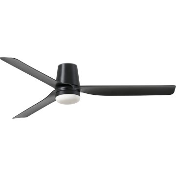 FARO 33830WT-1TW - Ventoinha de teto LED com regulação PUNT TUB M LED/18W/230V 3000/4200/6500K preto diâmetro 132 cm Wi-Fi Tuya + comando