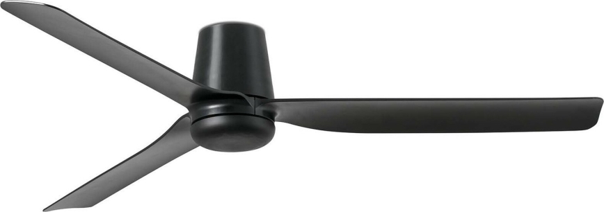 FARO 33830WT - Ventoinha de teto PUNT TUB M preto diâmetro 132 cm Wi-Fi Tuya + comando