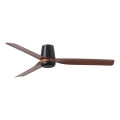 FARO 33831 - Ventoinha de teto PUNT TUB M castanho/preto diâmetro 130 cm + comando