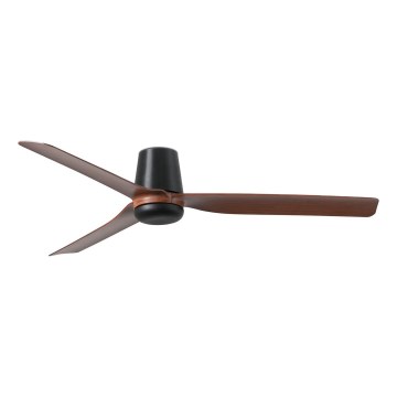 FARO 33831 - Ventoinha de teto PUNT TUB M castanho/preto diâmetro 130 cm + comando