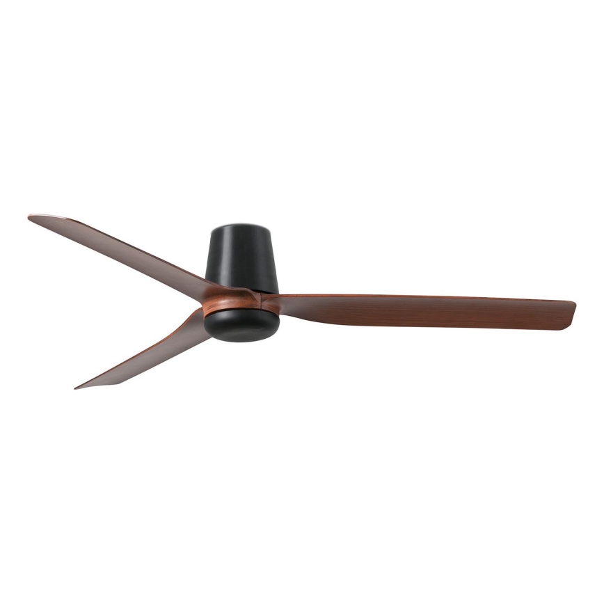 FARO 33831 - Ventoinha de teto PUNT TUB M castanho/preto diâmetro 130 cm + comando