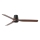 FARO 33831 - Ventoinha de teto PUNT TUB M castanho/preto diâmetro 130 cm + comando