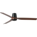 FARO 33831WT - Ventoinha de teto PUNT TUB M castanho/preto diâmetro 132 cm Wi-Fi Tuya + comando