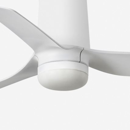 FARO 33832-1TW - Ventoinha de teto LED com regulação MINI PUNT TUB S LED/10W/230V 2700/4000/6000K diâmetro 90 cm branco + comando