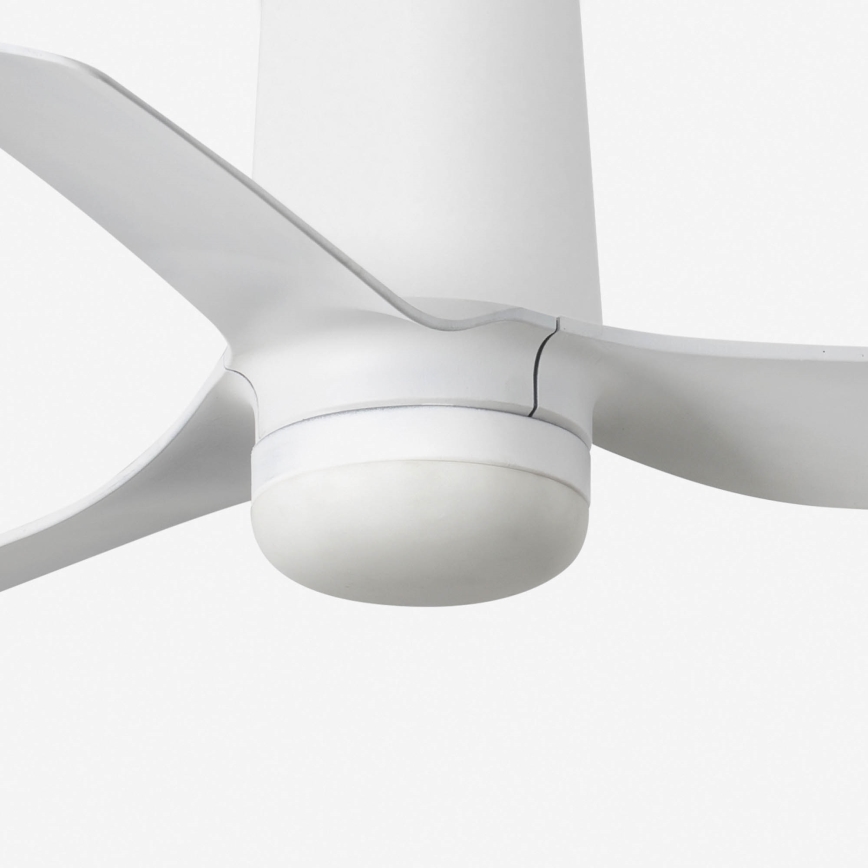 FARO 33832-1TW - Ventoinha de teto LED com regulação MINI PUNT TUB S LED/10W/230V 2700/4000/6000K diâmetro 90 cm branco + comando