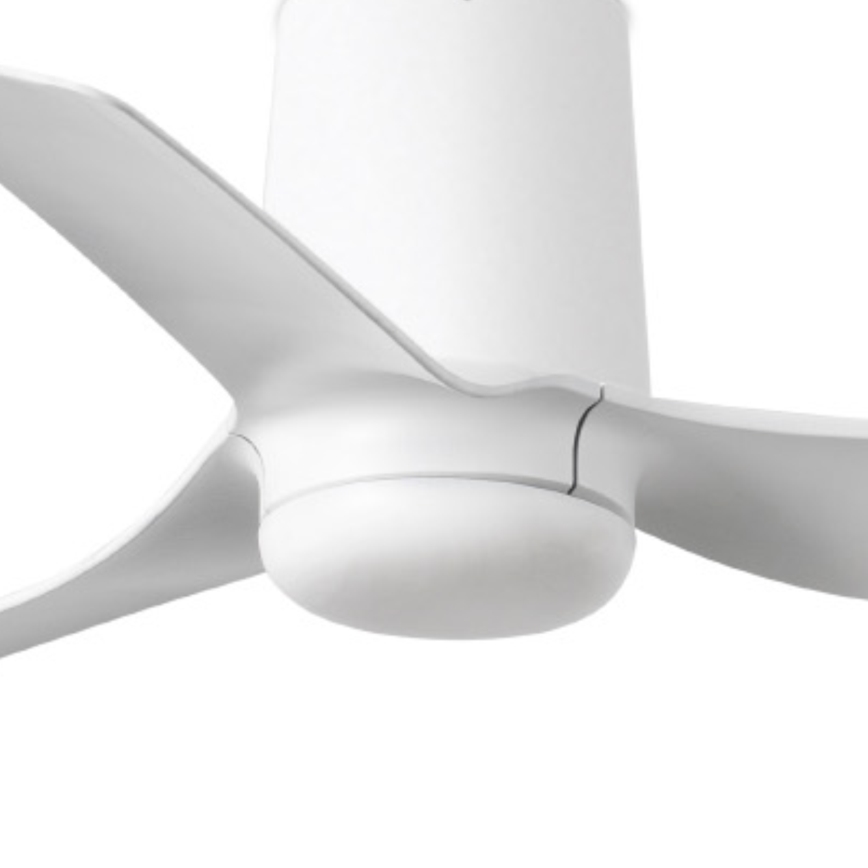 FARO 33832 - Ventoinha de teto MINI PUNT TUB S branco diâmetro 90 cm + comando