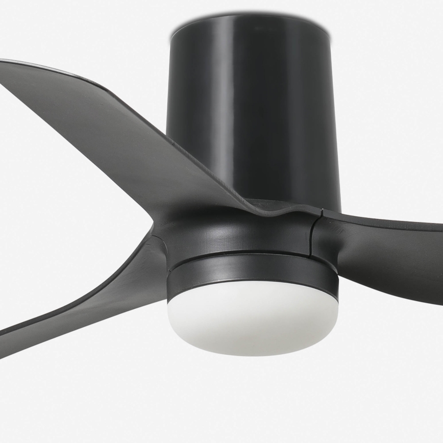 FARO 33834-Ventoinha de teto MINI PUNT TUB S preto diâmetro 90 cm + comando