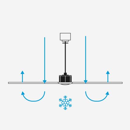 FARO 33835WT-1TW - Ventoinha de teto LED com regulação MINI PUNT TUB S LED/10W/230V 2700/4000/6000K castanho/preto diâmetro 90 cm Wi-Fi Tuya + comando