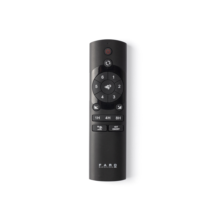 FARO 33835WT-1TW - Ventoinha de teto LED com regulação MINI PUNT TUB S LED/10W/230V 2700/4000/6000K castanho/preto diâmetro 90 cm Wi-Fi Tuya + comando