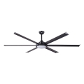 FARO 34203-130 - Ventoinha de teto LED ROTTERDAM XL LED/32W/230V preto diâmetro 200 cm + comando