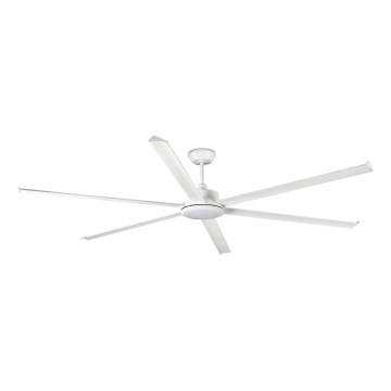 FARO 34206-130 - Ventoinha de teto LED com regulação ROTTERDAM XXL LED/32W/230V branco diâmetro 250 cm + comando