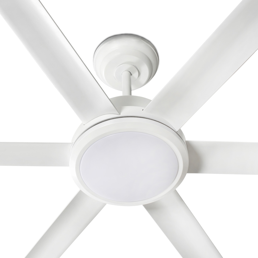 FARO 34206-130 - Ventoinha de teto LED com regulação ROTTERDAM XXL LED/32W/230V branco diâmetro 250 cm + comando