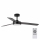FARO 34261 - Ventilador de teto LED BARTH LED/24W/230V preto + comando à distância