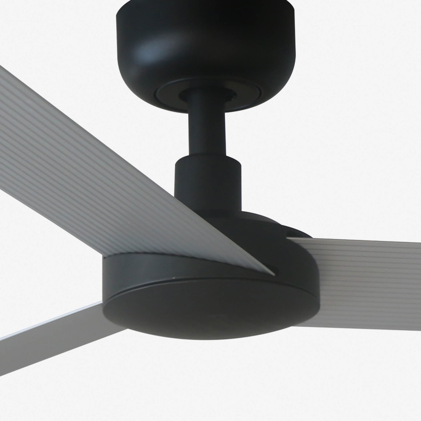 FARO 34285 - Iluminação de teto CRUISER S preto diâmetro 106 cm + comando