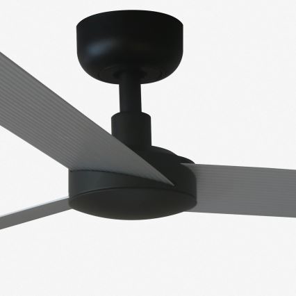 FARO 34286 - Ventoinha de teto CRUISER L preto diâmetro 132 cm + comando