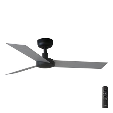 FARO 34287 - Ventoinha de teto CRUISER XL preto diâmetro 160 cm + comando