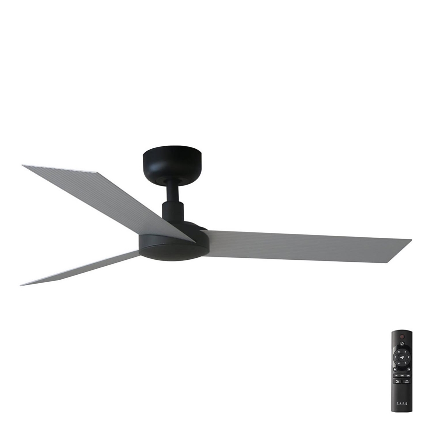 FARO 34287 - Ventoinha de teto CRUISER XL preto diâmetro 160 cm + comando