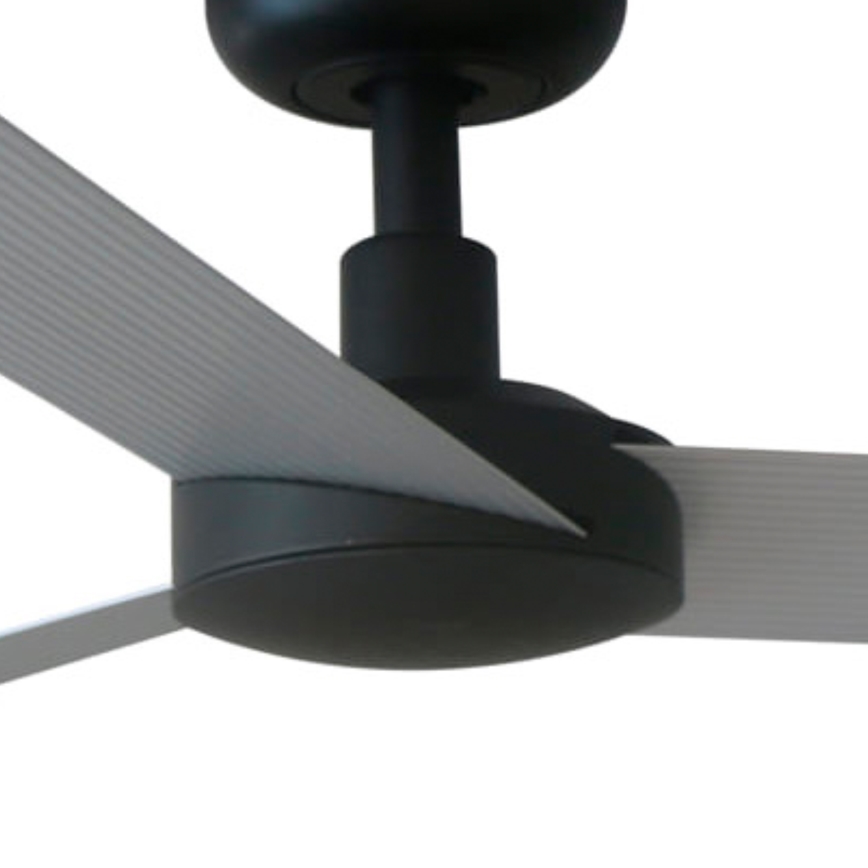 FARO 34287 - Ventoinha de teto CRUISER XL preto diâmetro 160 cm + comando