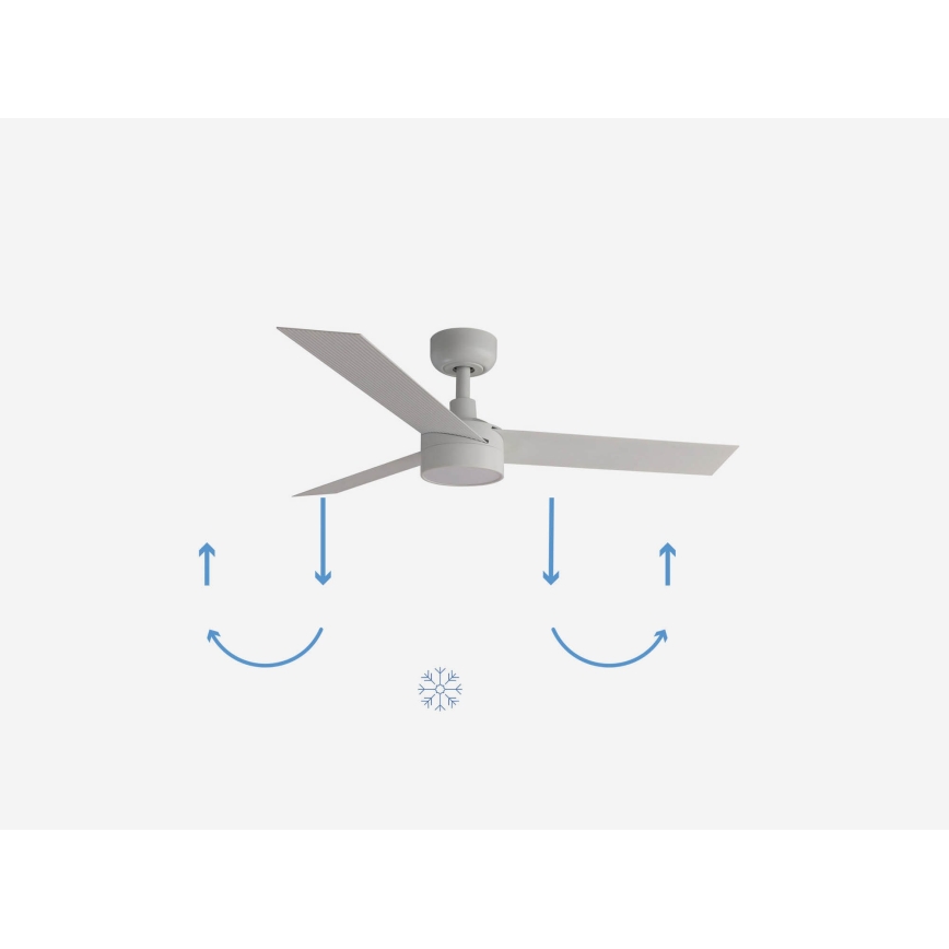 FARO 34288-1TW - Ventoinha LED regulável CRUISER S LED/20W/230V diâmetro 106 cm 2700/4000/6500K + comando
