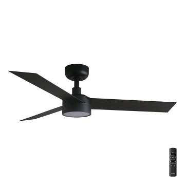 FARO 34289-1TW - Ventoinha de teto LED com regulação CRUISER S LED/18W/230V 2700/4000/6500K diâmetro 106 cm preto + comando
