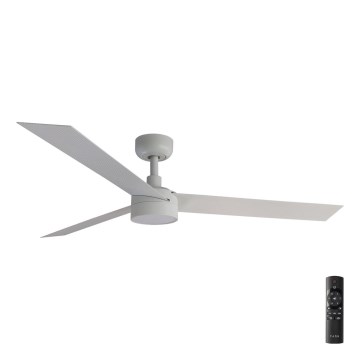 FARO 34290-1TW - Ventoinha LED com regulação CRUISER LED/20W/230V 2700/4000/6500K diâmetro 132 cm branco + comando