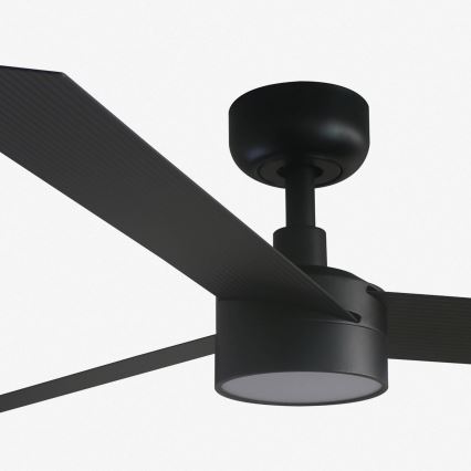 FARO 34291-1TW - Ventoinha de teto LED com regulação CRUISER LED/20W/230V 2700/4000/6500K diâmetro 132 cm preto + comando