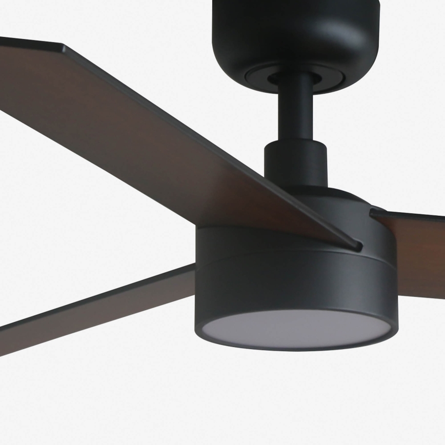 FARO 34296-1TW - Ventoinha de teto LED com regulação RUDDER S LED/18W/230V 2700/4000/6500K diâmetro 106 cm preto + comando
