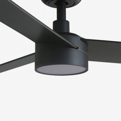 FARO 34296WT-1TW - Ventoinha de teto LED com regulação RUDDER S LED/18W/230V 2700/4350/6000K preto/castanho diâmetro 106 cm Wi-Fi Tuya + comando