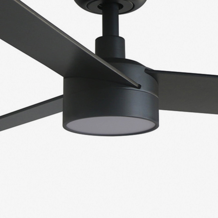 FARO 34296WT-1TW - Ventoinha de teto LED com regulação RUDDER S LED/18W/230V 2700/4350/6000K preto/castanho diâmetro 106 cm Wi-Fi Tuya + comando