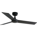 FARO 34296WT - Ventoinha de teto RUDDER S preto/castanho diâmetro 106 cm Wi-Fi Tuya + comando