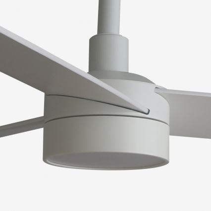 FARO 34297WT-1TW - Ventoinha de teto LED com regulação RUDDER L LED/18W/230V 2700/4350/6000K branco diâmetro 132 cm Wi-Fi Tuya + comando