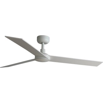 FARO 34297WT - Ventoinha de teto RUDDER L branco/bege diâmetro 132 cm Wi-Fi Tuya + comando